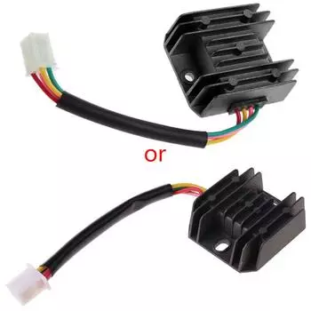 12 В 4 провода регулятор выпрямитель для 50 куб. см 125 куб. см 150 куб. см скутер GY6 мопед квадроцикл мотоцикл питбайк чёрный