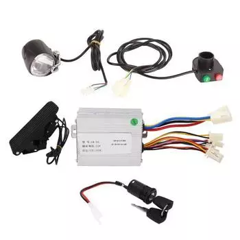 12 В 500 Вт электрический велосипедный контроллер педаль газа комплект для переоборудования переключателя фары велосипеда