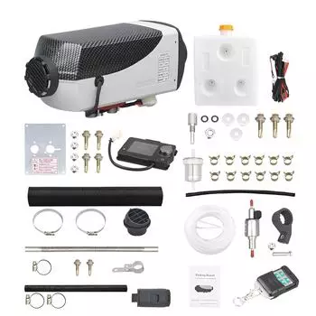 12 В 5 кВт Автомобильный парковочный обогреватель Ночной воздушный обогреватель 9 л Бак масляный бак Bluetooth APP Управление Удобный