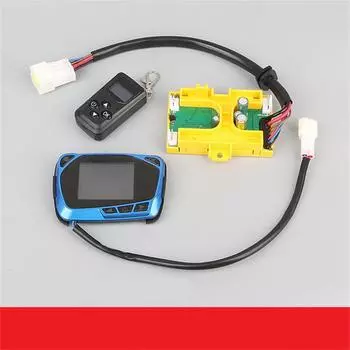12 В 5 кВт Комплект переключателя+платы управления материнской платы+пульта дистанционного управления для дизельного воздушного отопителя для парковки автомобиля ЖК-монитор