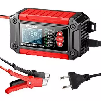 12 В 6 А ЕС вилка автомобильные зарядные устройства 90 Вт универсальный импульсный ремонт 100 В/240 В вход быстрая зарядка для свинцово-кислотных батарей AMG LifePo4 тестер аккумуляторов Yellow