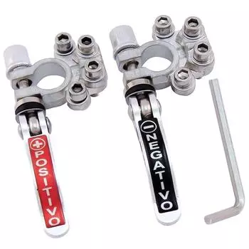 12 В 6 В 24 В для автомобильного аккумулятора Клемма автомобильного аккумулятора Основной кабель аккумулятора Быстрое отключение 1 Pair