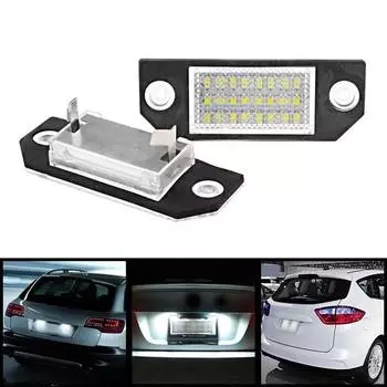 12 В 6 Вт Белый 24 светодиода Лампа освещения номерного знака для Ford Focus MK2 C-Max