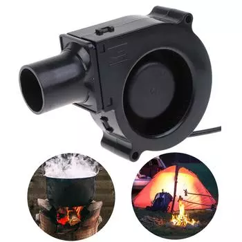 12 В 7 см 7530 гриль-барбекю вентилятор для барбекю масляный подшипник вентилятор с воздуховодом 3700 об/мин большой объем воздуха высокая скорость 5.5x2.1 мм