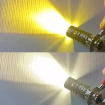 12 В-80 В светодиодные встроенные фары для мотоциклов из алюминиевого сплава с ЧПУ 3000 К+6000 К двухцветные светодиодные бусины H4 P1D5 вспомогательные прожекторы