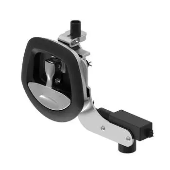 12 В электропривод, черный, встраиваемый, складной Т-образный замок, складной Т-образный замок с ручкой 12 В 12 В электропривод, складной Т-образный замок CN