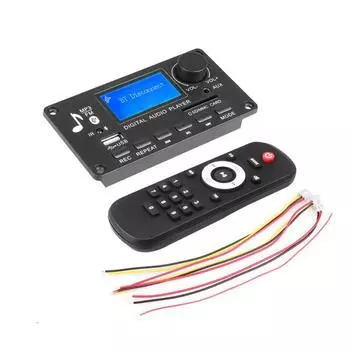 12 В APE FLAC WMA WAV Декодер Тексты песен Дисплей Совместимый с Bluetooth 5.0 ЖК-дисплей MP3 WMA WAV Декодер Плата MP3 Музыкальный Плеер Динамик CHINA
