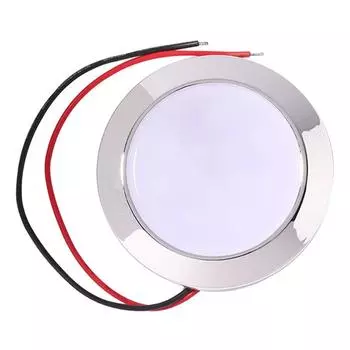 # 12 В Автоматическая купольная лампа для чтения 200 лм 24 SMT светодиодная панель потолочный светильник для автофургона (Белый свет