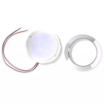 12 В Автоматическая купольная лампа для чтения 200 лм 24 SMT светодиодная панель потолочный светильник для автофургона (Белый свет)