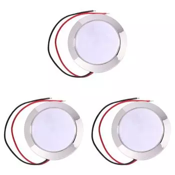 # 12 В Автоматическая купольная лампа для чтения 200 лм 24 SMT светодиодная панель потолочный светильник для автофургона (Белый свет