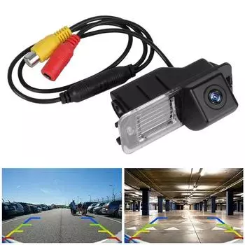 12 В Автомобильная камера заднего вида PDC Parktronic Reversing Night Vision 170° Угол обзора Аксессуары для VW POLO Golf 4 Passat B7 CC Volkswagen 12V чёрный
