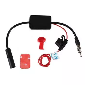 12 В автомобильная радиоантенна FM/AM радиоусилитель сигнала усилитель автомобильная антенна 330 мм для морской лодки авто автомобильные аксессуары чёрный