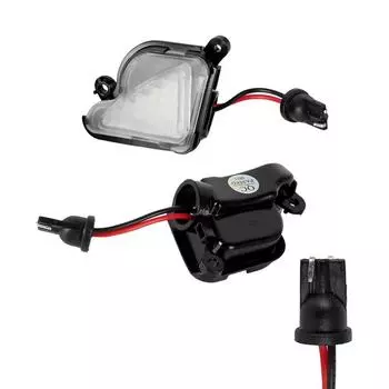 12 В автомобильные фонари, светодиодные лампы для луж, Canbus под боковым зеркалом заднего вида для Skoda Octavia 2 3 Superb белый