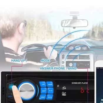 12 В автомобильный Bluetooth-совместимый стерео аудио FM-радио Громкая связь AUX USB MP3-плеер