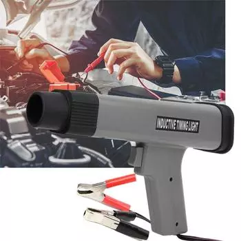 12 В автомобильный цифровой индуктивный световой прибор для проверки зажигания автомобильного двигателя Auto maintenance tools серый