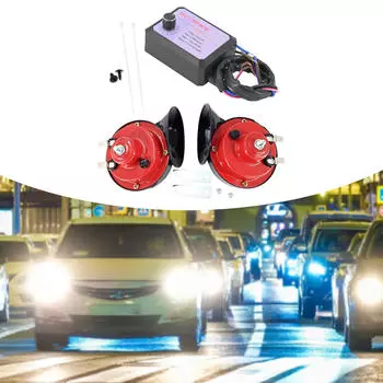 12 В автомобильный грузовик воздушный гудок контроллер комплект универсальный автомобильный аксессуар прочный сменные детали управления