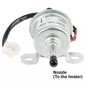 12 В автомобильный масляный топливный насос бензиновый и дизельный насос 129612-52100 универсальный автомобильный электронный насос серебряный