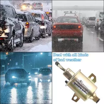 12 В автомобильный масляный топливный насос E11007 Автомобильный электронный насос Универсальный бензиновый и дизельный насос жёлтый