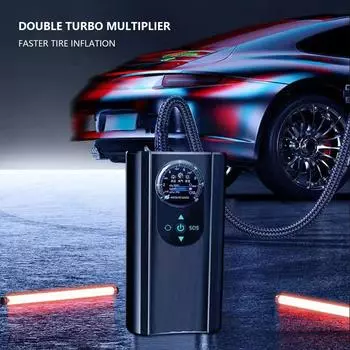12 В автомобильный насос для накачивания шин, высокоточный мини-насос для шин, быстрое накачивание, электронный надувной насос для мотоцикла, автомобиля, велосипеда