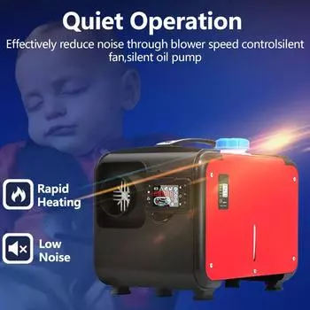 12 В автомобильный обогреватель 5-8 кВт, все в одном устройстве, универсальный автомобильный обогреватель, дизельный воздушный обогреватель с одним отверстием, ЖК-дисплей, монитор, парковочный обогреватель