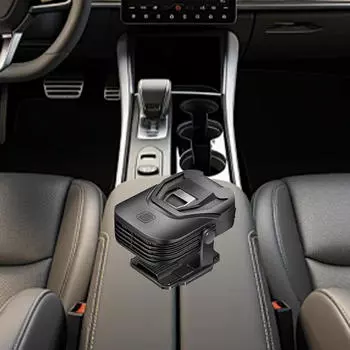 12 В автомобильный обогреватель-вентилятор Plug and Play для зимы, влажной погоды 150 Вт Быстрый нагрев Black and Gray