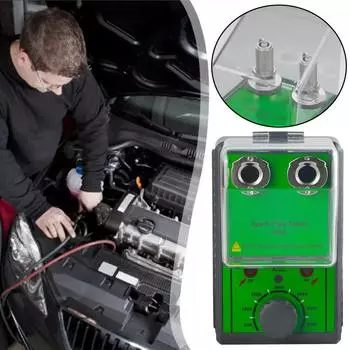 12 В автомобильный тестер свечей зажигания регулируемый двойной штифт 6000 разъем анализатор ремонта автомобильных вилок Rpm диагностические инструменты переменного тока зажигания F6S3