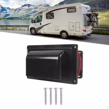 12 В Боковой вентилятор для автофургона Вентиляция Эффективная вытяжка с крепежными винтами для чёрный