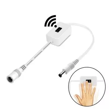 12 В датчик движения, ручной переключатель для светодиодной ленты 5050 2835, аксессуар для светодиодной ленты, переключатель включения/выключения порта постоянного тока