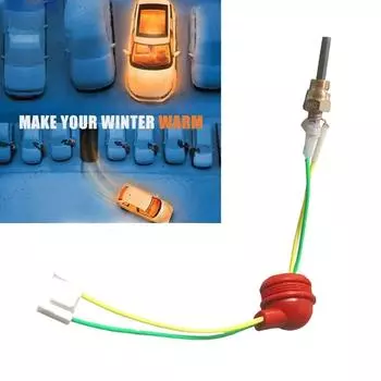 12 В для деталей Eberspacher Керамическая свеча накаливания Воздушный стояночный обогреватель D2 D4 D4S Красный колпачок Белый Пластик Металлические аксессуары