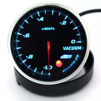 12 В гоночный автомобиль для 64 цветов подсветки регулируемый 100 кПа вакуумметр с датчиком автомобильные датчики чёрный