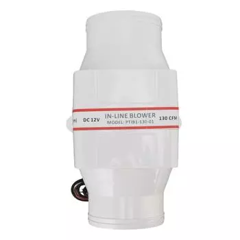 12 В Электрический Линейный Воздуходувка ABS Shell Marine Boat In Line Bilge Air Blower Marine Cabin Engine