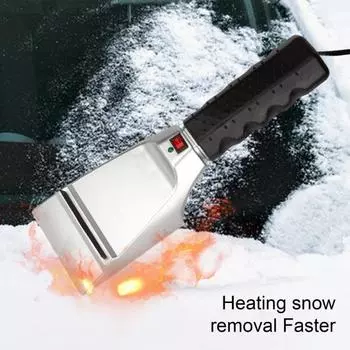 12 В Электрический подогреваемый скребок для льда лобовое стекло автомобиля Зимний подогрев автомобиля скребок для льда