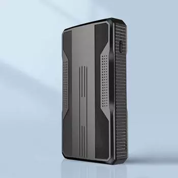 12 В литиевая автомобильная пусковая батарея 4800 мАч портативный блок питания с быстрой зарядкой яркий аварийный свет старт универсальный автомобильный пусковой аккумулятор чёрный