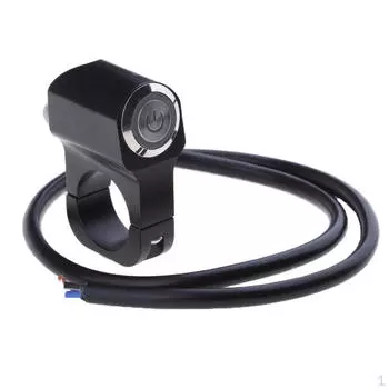 12 В мотоцикл ATV руль фара водонепроницаемый кнопочный переключатель зелёный