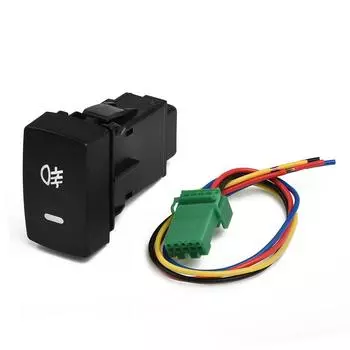 12 В OEM кнопка включения/выключения светодиодная панель противотуманных фар янтарный для Honda Civic Accord CRV индикатор автомобильные аксессуары CHINA