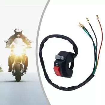 12 В переключатель на руль мотоцикла ATV мотоцикл противотуманная фара кнопка включения выключения