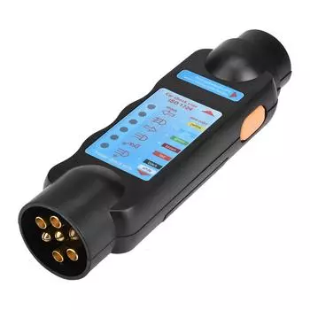 12 В прицеп 7-контактный провод буксировочного фонаря цепь синий проводка тестер штекер разъем синий