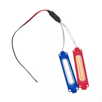 12 В проблесковый маячок Предупреждающий световой сигнал Улучшенная видимость Аксессуар Аварийный сигнал на дороге Red and Blue