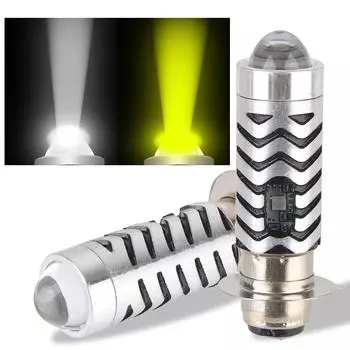 12 В противотуманная фара 6000 К белый желтый 3000 К мотоцикл 1 шт дальний ближний свет сигнальный фонарь дневные ходовые огни светодиодные фары белый