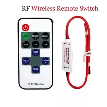12 В RF беспроводной пульт дистанционного управления диммером для мини-светодиодной ленты ST505