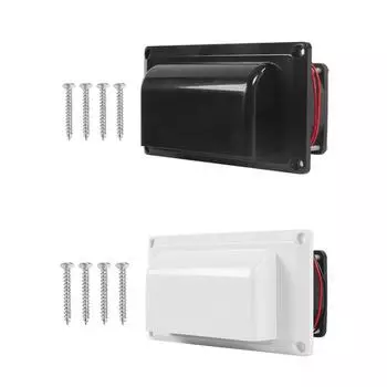 12 В RV Side Vent Fan Air Vent Vent Vent для автодома Marine Yacht чёрный