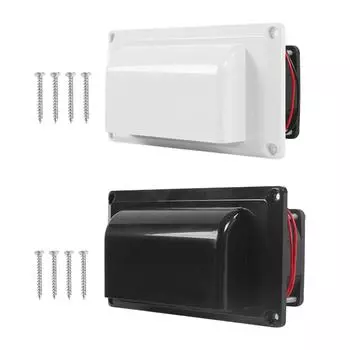 12 В RV Side Vent Fan Assembly Accessories Заменяет вентиляционный вентилятор для вытяжной вентиляции для морской лодки, яхты, автодома, каравана белый