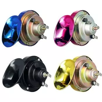 12 В супер громкий гудок для поезда водонепроницаемый воздушный электрический гудок улитки универсальный для мотоциклов автомобилей грузовиков внедорожников лодок F7B5