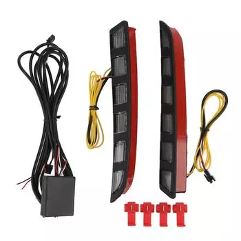 12 В светодиодные дневные ходовые огни DRL с указателями поворота противотуманные фары белые синие янтарные замена для Hyundai