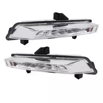 12 В светодиодный передний фонарь DRL на бампере, водонепроницаемый, высокая яркость, поворотники, противотуманные фары, дальний свет для Cl Left: 266051034R