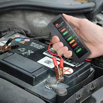 12 В светодиодный тестер нагрузки автомобильного аккумулятора анализатор генератора проверка состояния аккумулятора детектор CHINA