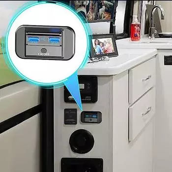 12 В USB-розетка QC3.0 PD3.0 USB-разъем для зарядного устройства, розетка постоянного тока 12-24 В 66 Вт, высокоскоростная телефонная розетка для автофургона, морского катера, автобуса, квадроцикла United States