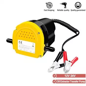 12 В в автомобильный электрический масляный экстрактор, перекачивающий насос, 60 Вт, мини-топливо, моторное масло/всасывающий насос для сырой нефти с трубками для авто лодочного мотора