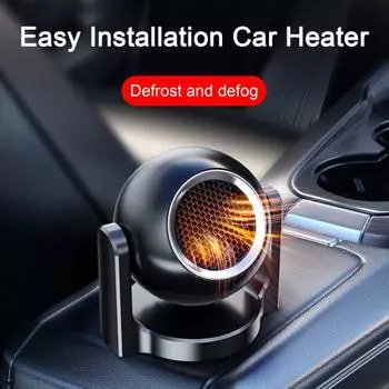 12 В в зимнее отопление, режимы охлаждения, автомобильный обогреватель, портативный автоматический размораживание, запотевание ветрового стекла, вентилятор быстрого нагрева, автоаксессуары чёрный