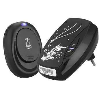 12 В водонепроницаемый беспроводной электронный дверной звонок умный приемник дверного звонка с передатчиком 1 set